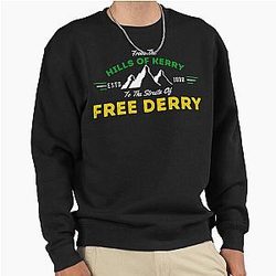 Hills of Kerry, Streets of Derry Pullover Sweatshirt