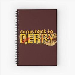 Bloody Come Back to Derry Horror Spiral Notebook