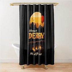 Welcome to Derry Horror Clowns Shower Curtain