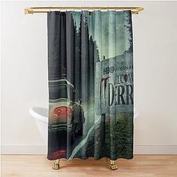 Vintage Welcome to Derry Poster Shower Curtain