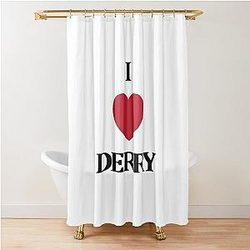 I Heart Derry Shower Curtain