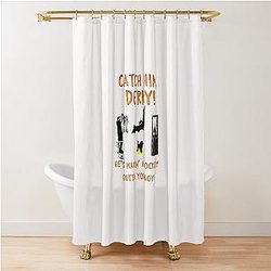 Catch Him There Derry Shower Curtain