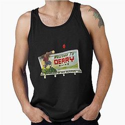 Welcome to Derry - Vintage Sign Inspired by Maine Tank Top