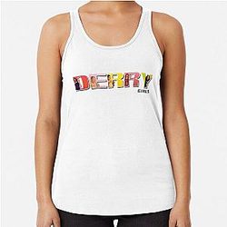 Spice Derry Girls parody Racerback Tank Top