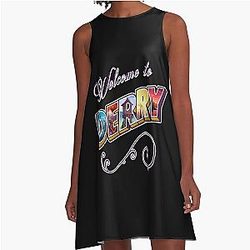 Welcome to Derry Linen Dress
