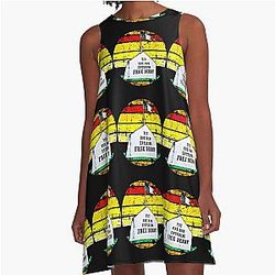 Free Derry Corner Mural Vintage A-Line Dress