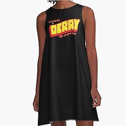 IT: A Welcome to Derry logo Aline dress