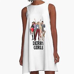 Lover Gifts A-Line Dress For Derry Girls Fans