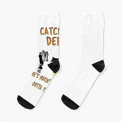 Lucky Gang of Athletes Catch Him in Derry Cute Fan Socks
