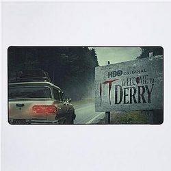 Vintage Welcome to Derry Poster with Desk Mat