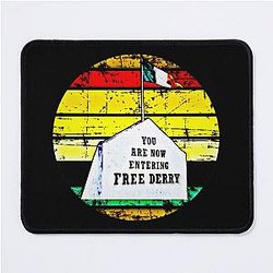 Free Derry Corner Mural Design Mouse Pad