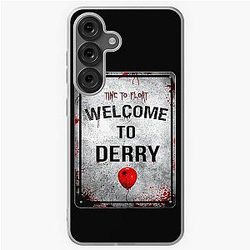 Welcome to Derry High Definition Sign Inspired by IT Pennywise Samsung Galaxy Soft Case