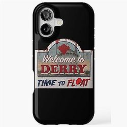 Welcome to Derry High Definition Poster Horror Sign Inspired by IT iPhone Tough Case