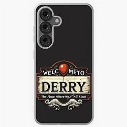 Welcome to Derry Horror Clown Balloon Creepy Town Sign Silicone Case