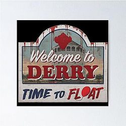 Welcome to Derry High Definition Horror Sign Inspired by IT Poster