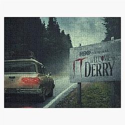 Vintage Welcome to Derry Poster Jigsaw Puzzle