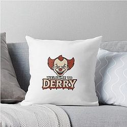 Derry Welcomes You - Don't Follow the Balloon Throw Pillow