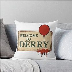 Visit Derry Float-Friendly Since 1986 Throw Pillow