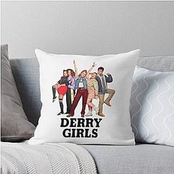 Lover's Gift for Derry Girls Movie Fans Throw Pillow