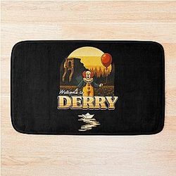 Welcome to Derry Vintage Horror Clowns Bath Mat
