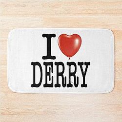 I Love Derry Bath mat