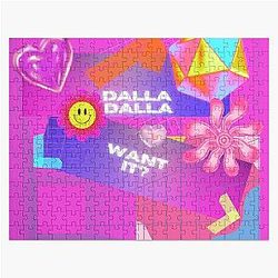 Inspired by ITZY songs DALLA DALLA and WANT IT Jigsaw Puzzle
