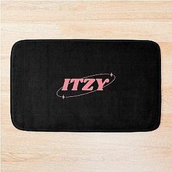Itzy Black Bath Mat