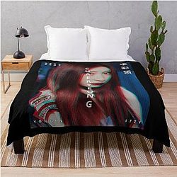 ITZY Chaeryeong Voltage Era Throw Blanket