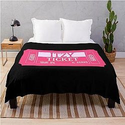 Itzy Kpop Ticket Blanket