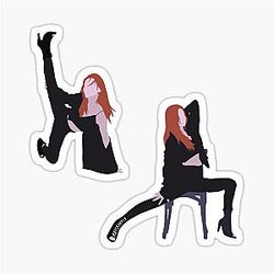ITZY Yeji River Dance Digital Illustration Sticker