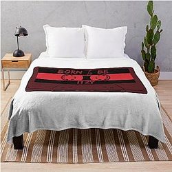Itzy Born To Be Cassette Throw Blanket