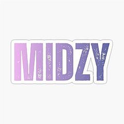 MIDZY Itzy Fan Design Sticker