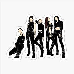 ITZY MAFIA IN THE MORNING Black ver. 1 Sticker