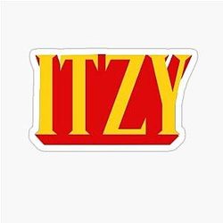 Itzy Logo Sticker