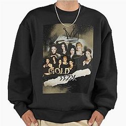 ITZY Gold Oversized Sweatshirt