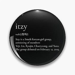 Itzy Dictionary Pin