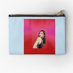Itzy Lia Pink Sticker Polaroid Zipper Pouch