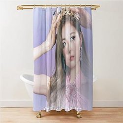 ITZY LIA Checkmate Shower Curtain