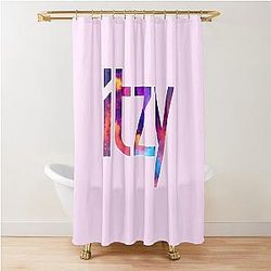 ITZY Logo Shower Curtain