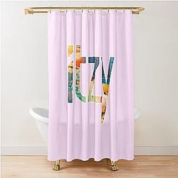 ITZY Logo Abstract Shower Curtain