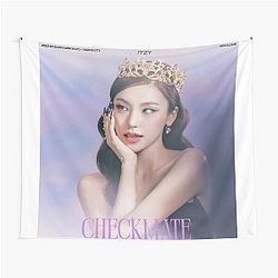 ITZY YEJI Checkmate Tapestry
