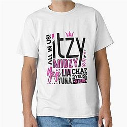 ITZY Font Collage Classic T-Shirt
