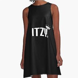 ITZY Crown A-Line Dress