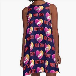 ITZY Not Shy A-Line Dress