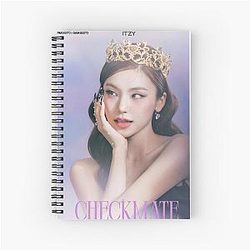 Itzy Yeji Checkmate Spiral Notebook