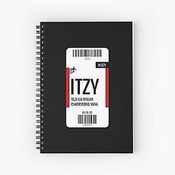 Itzy Boarding Pass Notebook