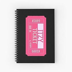 Itzy Kpop Ticket Notebook