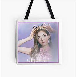 ITZY LIA Checkmate All Over Print Tote Bag