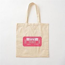 Itzy Kpop Ticket Cotton Tote Bag
