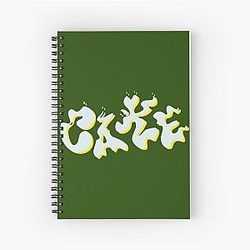 Itzy Cake By Merch Limited Edition Spiral Notebook